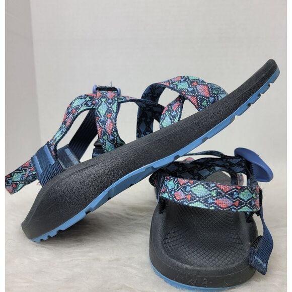 Chaco Z Cloud 2 Trace Eclipse Bleu Sport Sandals SIze 8 - Picture 4 of 10